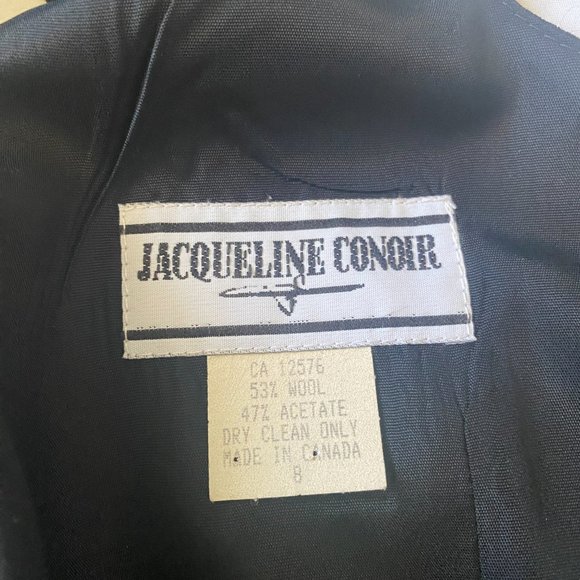 Black lined fitted dress, excellent used condition (worn once) - Picture 3 of 3